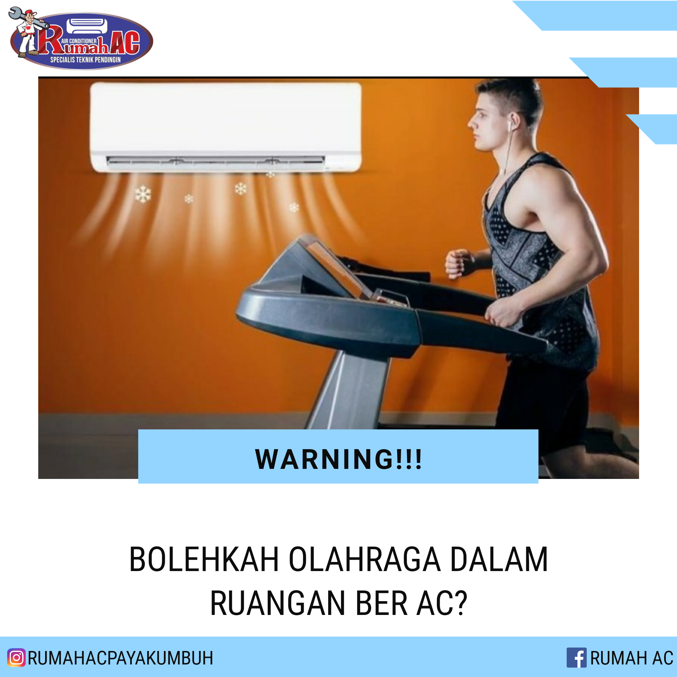 BOLEHKAH OLAHRAGA DALAM RUANGAN BER AC?