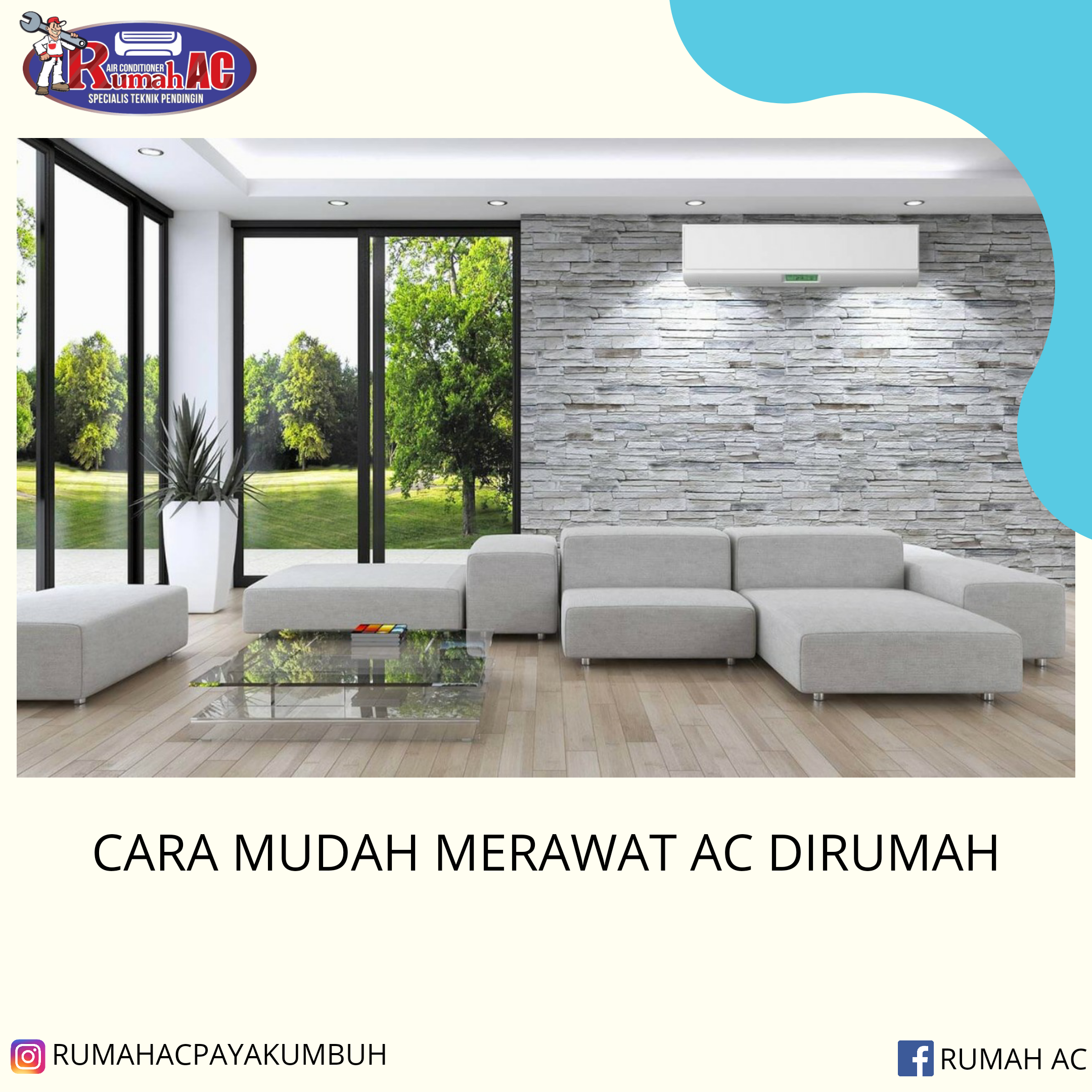 CARA MUDAH MERAWAT AC DIRUMAH